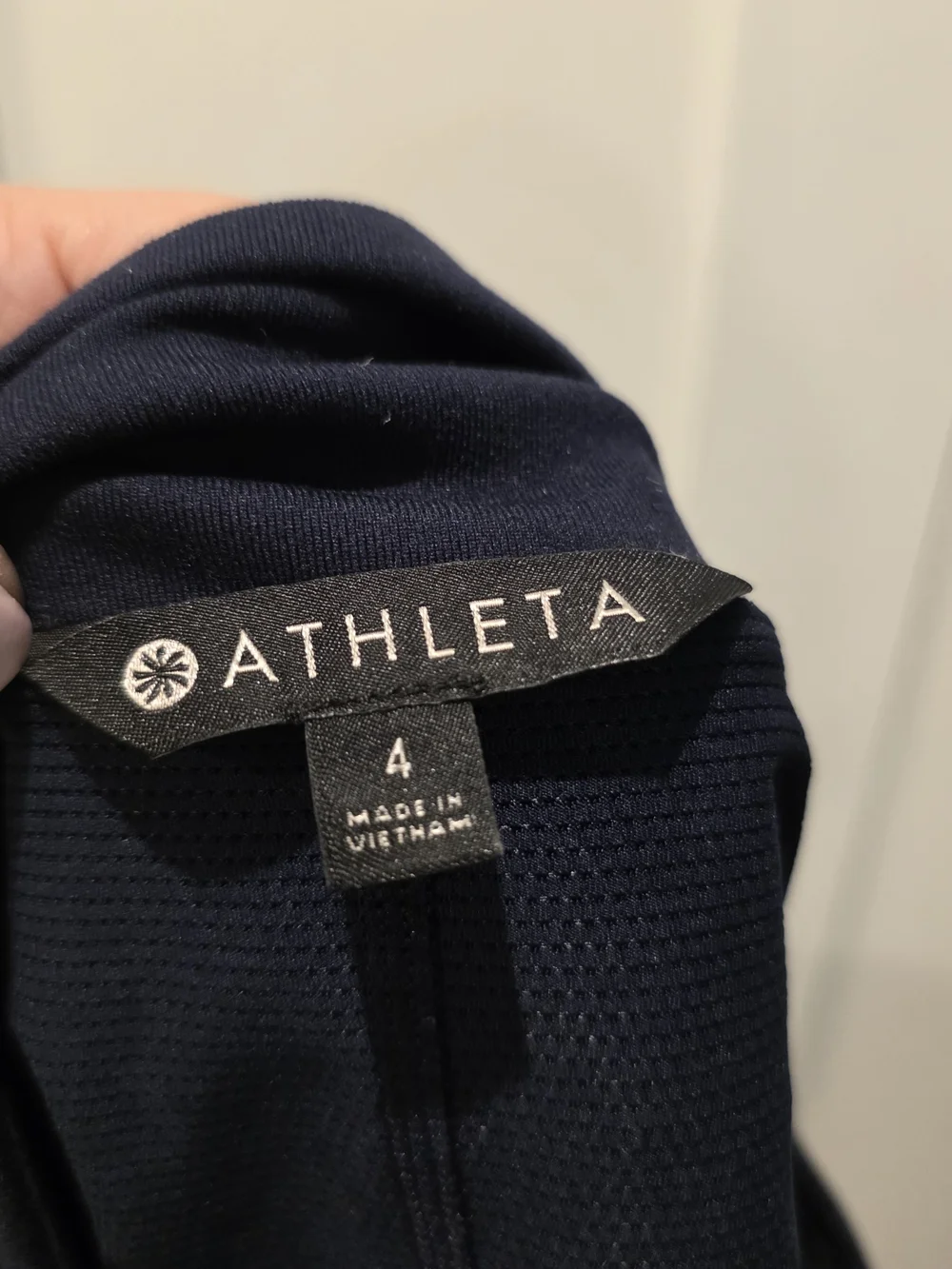 Athleta Soho Skort Women's 4 Zipped Pockets Tennis Golf Outdoor Casual Navy